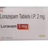 Lorazepam 2mg tablet medication
