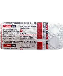 Buy Tramadol Hydrochloride 100 mg Tablets 5 Tramadol 100mg Trakem Back